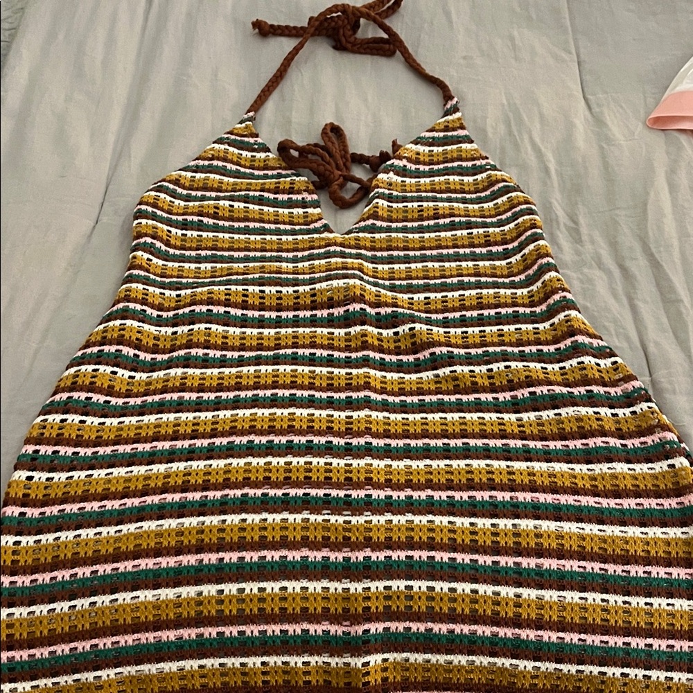 Wild Fable Multicolor Crochet Cover-up